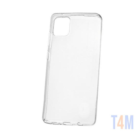 Funda de Silicona Suave para Samsung Galaxy Note 10 Lite/A81 Transparente